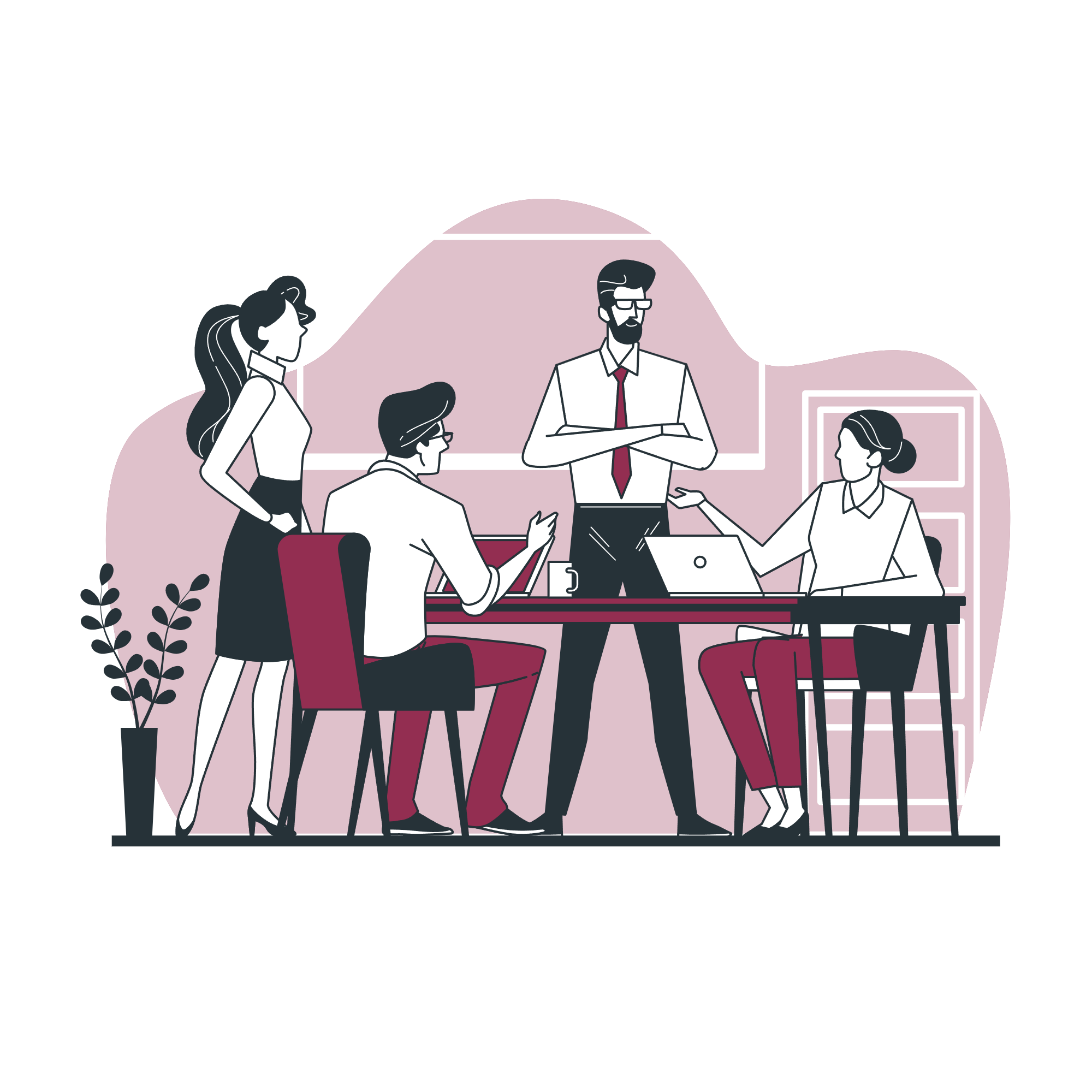 Financial education illustration